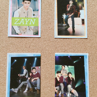 ゼイン ワンダイレクション 写真 ブロマイド フォト カード シール セット １Ｄの画像