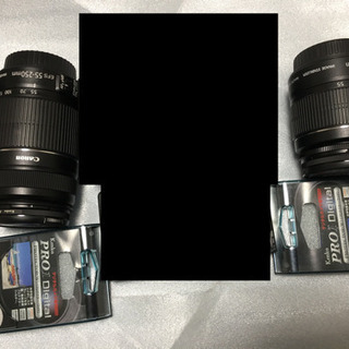 キヤノン CANON EOS 7Dの付属品(本体なし)純正ダブルレンズ
