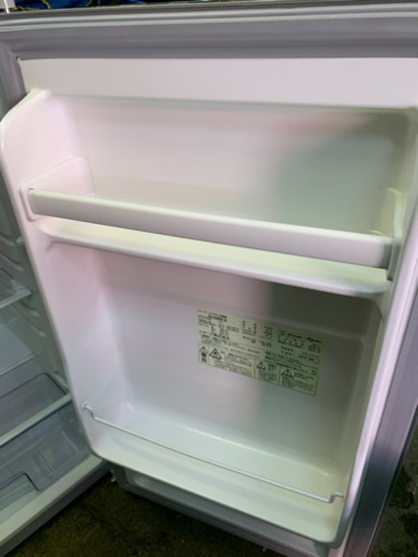 シャープ　SJ-H8W-S　75L冷蔵庫　単身用に　ワンドア冷蔵庫