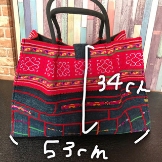 アジアン　エスニック  バッグ（取引決定しました）