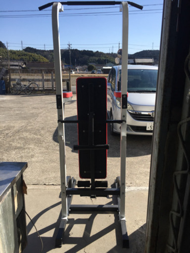  WASAI(ワサイ) ぶら下がり健康器具 マルチ 懸垂マシン【組立簡単/コンパクト】(筋トレ/懸垂/ぶら下がり/チンニング) トレー
