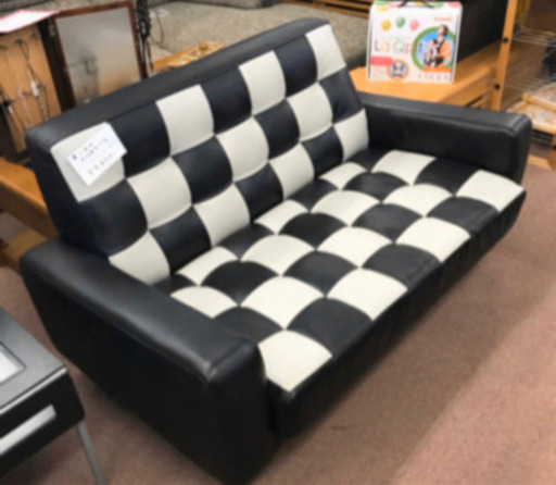 ☆大、大特価‼︎1500円　オシャレなグレンチェックのソファ