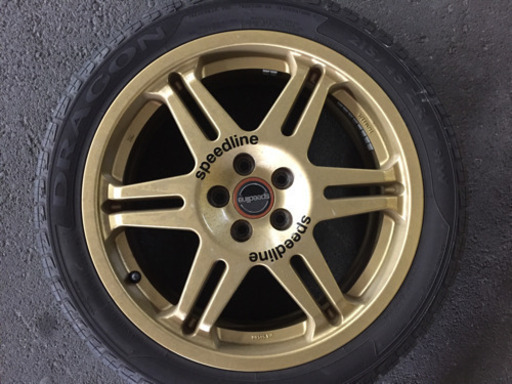 スピードライン17インチ  7Jオフセット +48PCD 100