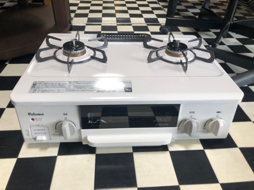 【リサイクルサービス八光　田上店　安心の3か月保証　配達・設置OK】Paloma(パロマ) ガステーブル IC-N36HS-R 2口 右強火力 LPG(プロパンガス用)