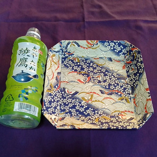 即日お取引可 小物入れ　お皿　紙皿　手作り　和紙　おもちゃ　ままごとの画像