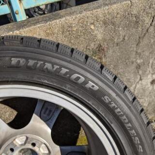 値下げしました！DUNLOP　スタッドレスタイヤ　ホイール付　4本セットの画像