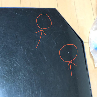 折り畳みできるローテーブルの画像