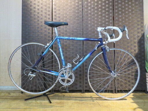 ■PANASONIC LES MAILLOTS E パナソニック ル レ マイヨ クロモリ ブルー 14速 ロードバイク パーツ取り レストアベース 自転車 札幌発