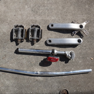 自転車ロードバイクのパーツ部品　中古
