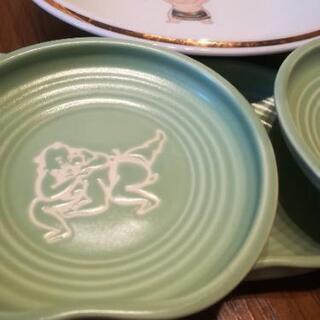 お相撲皿セットの画像