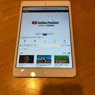 【iPad mini】第1世代 wi-fi モデル 白　32GBの画像