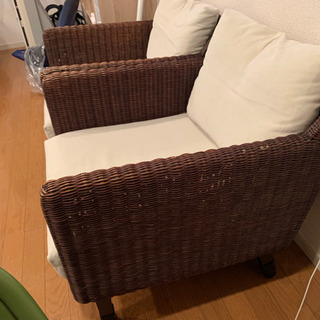 アジアン🌿1人用🛋ソファー✨の画像
