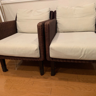 アジアン🌿1人用🛋ソファー✨の画像