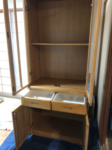 楽天市場】食器棚 キッチンボード 50cm 60cm 70cm 80cm 50幅 スリム 食器棚しっかりしてます