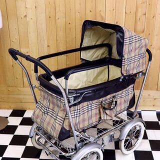 両ハンドル型ベビーカー スワン S-20 深底型ハンモック 