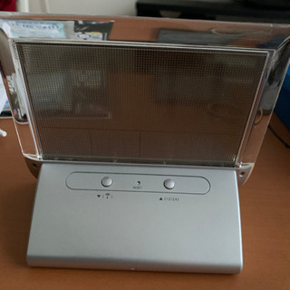 ニトリ　電波デジタル時計　ナチュラル　説明書付きの画像