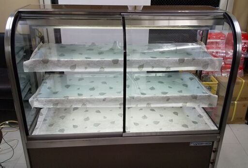OHO 冷蔵ショーケース  菓子 スイーツ 前引戸 100V  OHGU-1200