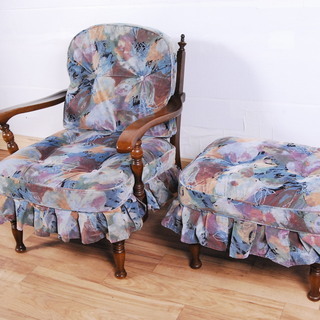 1954 飛騨産業 キツツキ 穂高 1人掛けソファ オーク材 アームソファ