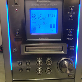 パナソニック◆Panasonic◆松下電器◆SA-PM37MD◆ステレオシステム コンポ◆USEDの画像