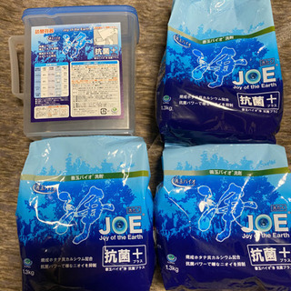 善玉バイオ洗剤 浄JOE 抗菌＋プラス　専用ケースとスプーン