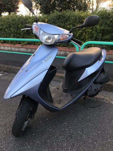 【美品】バイク 原付 スズキ V50G 水色 4st