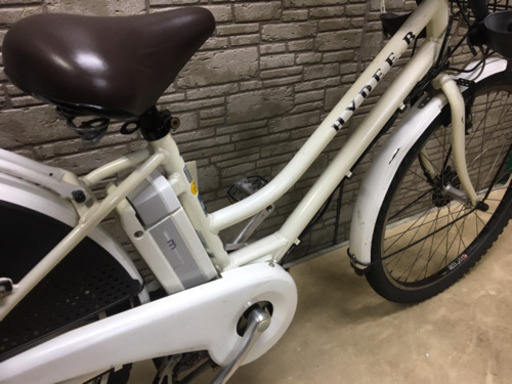 新生活応援SALE 東京23区配達無料　新基準  BS ブリジストン HYDEE-B  6.6Ah リチウム 電動自転車 中古★☆★26インチ