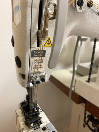 JUKI工業用ミシン 3本針二重環縫いミシン MS-1261 新古品