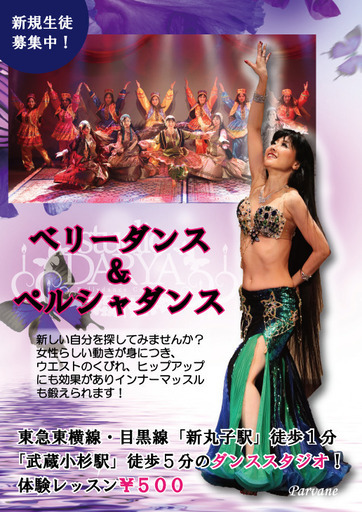 ベリーダンス・ペルシャダンス教室studioDARYA（スタジオダリア