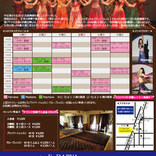 ベリーダンス・ペルシャダンス教室　studioDARYA（スタジオダリア）＠新丸子,武蔵小杉の画像