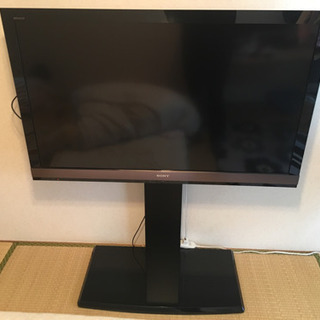 《決まりました》SONY BRAVIA 52型テレビ 壁寄せスタンド付き