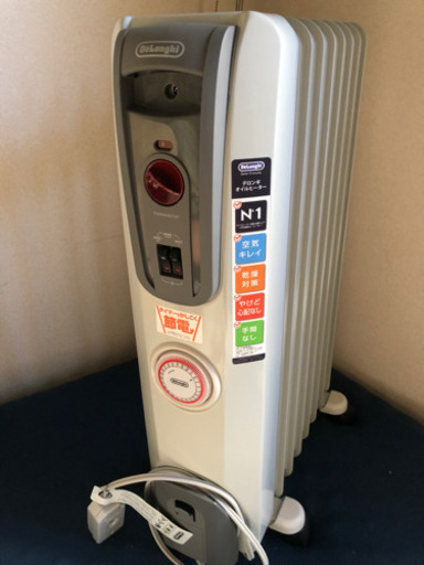デロンギ　オイルヒーター　タイマー付き 中古動作品