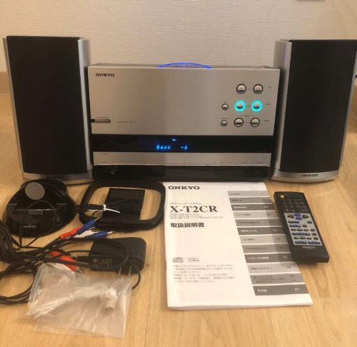 《お譲り先決まりました》ONKYO CDコンポ　ラジオ　スピーカー