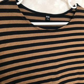 UNIQLO.カットソーワンピースの画像