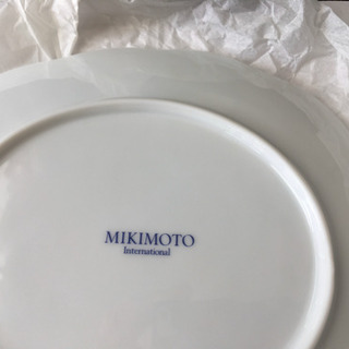 値下げ　ミキモト　
オーバルプレート二枚組　未使用品の画像