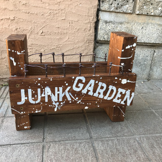 木製プランター＊JUNK GARDEN＊