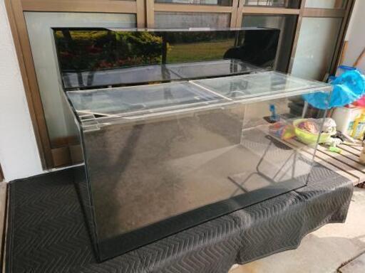 アクリル水槽底面ブラック 1200×600×600 水槽台 ブロワー等も有り