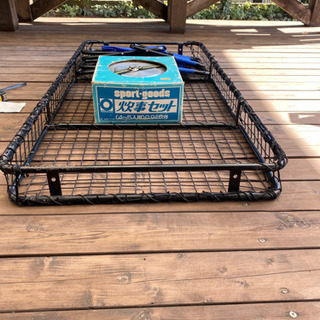 吊り下げ式ネット棚/キャンプ用炊事セット他の画像