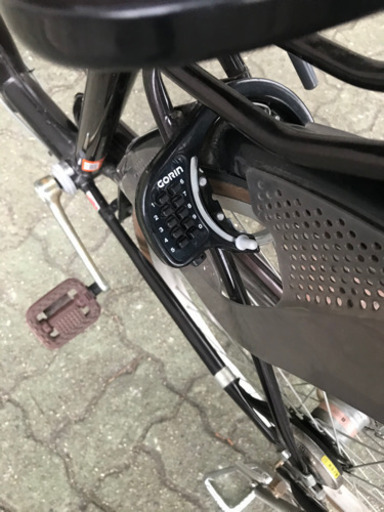 プチママンDX ブラウン　3人乗り対応自転車　幼児乗せ