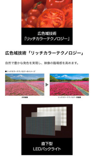 【使用期間5ヶ月】ほぼ新品　SHARP AQUOS