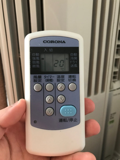 【コロナ窓用エアコン】【大幅値下げ可】CW-F1819-W