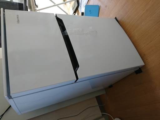 [2/17~24]【引取に来られる方限定】Hisense 2ドア冷蔵庫 HR-B95A（2019年製）