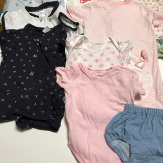 哺乳瓶、離乳食、新生児服16枚の画像