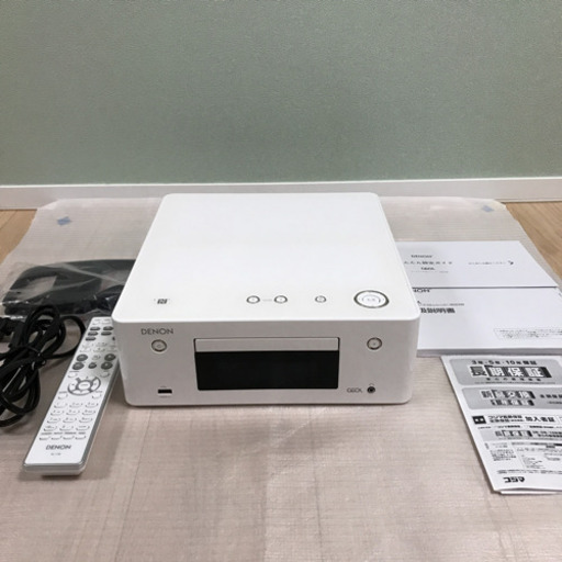 美品　DENON　ネットワークCDレシーバー　RCD-N9 ホワイト　付属品完備　延長保証あり