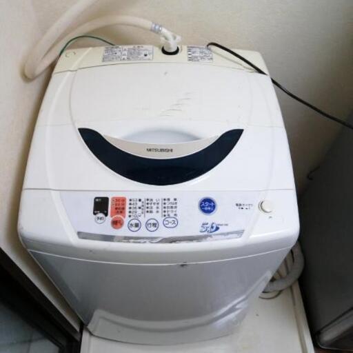 動作良好!!　全自動洗濯機　5.0kg