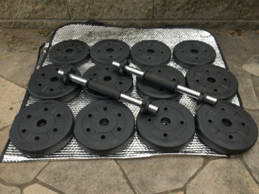 ◆ダンベル Stronger ストロンガー 30kg＋10kg×2個 総重量50kg