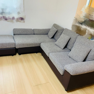 予定者いました）(美品)3人掛けカウチソファー