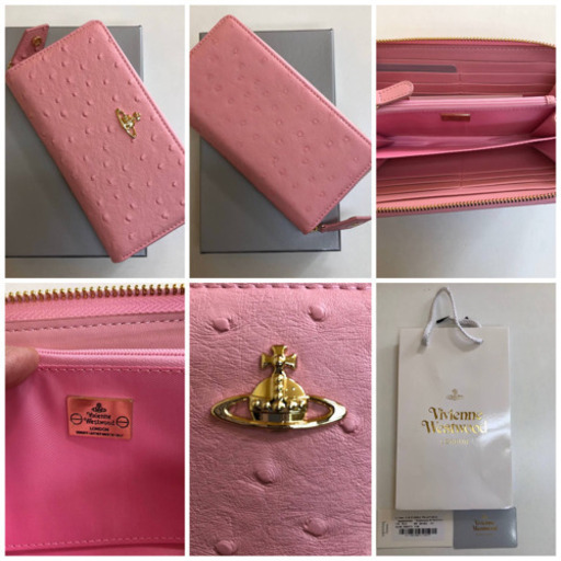 【新品】ヴィヴィアンウエストウッド バッグ&長財布財布（ピンク）セット