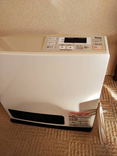 Rinnai リンナイ ガスファンヒーター(美品) 都市ガス ①