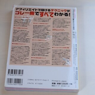 【プロがこっそり教える決定版】アフィリエイトで儲ける100の裏技　ビジネス書の画像