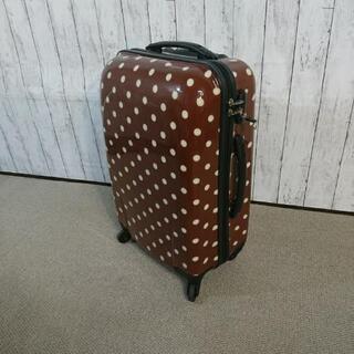 値下げしました‼️水玉 ドット キャリーケース キャリーバック 鍵付きの画像